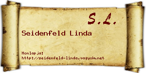 Seidenfeld Linda névjegykártya